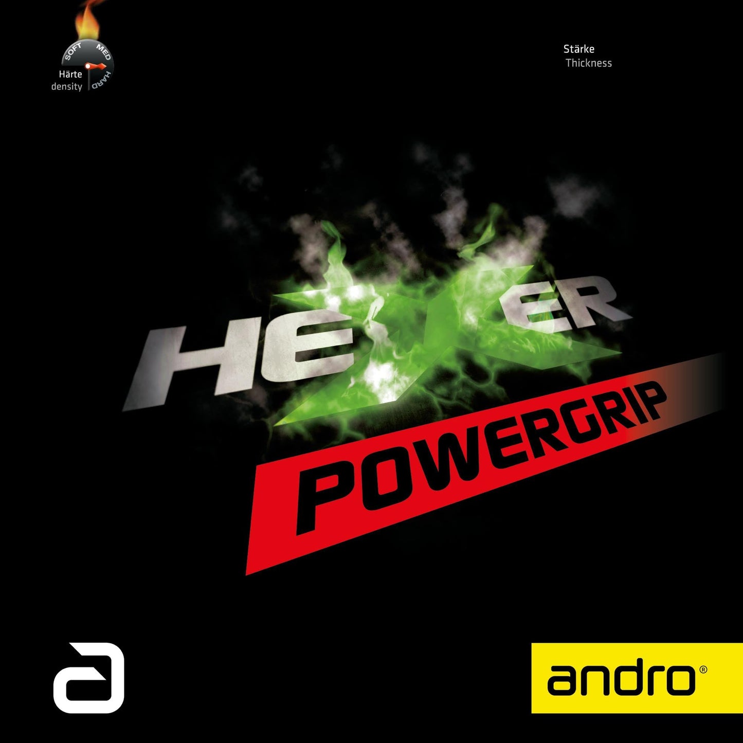 andro rubber Hexer Powergrip