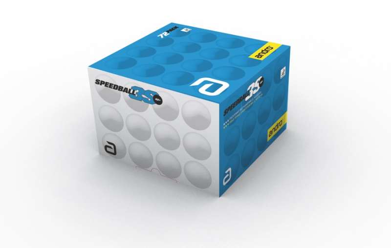andro balls Speedball 3S*** 40+ white - 72 balls