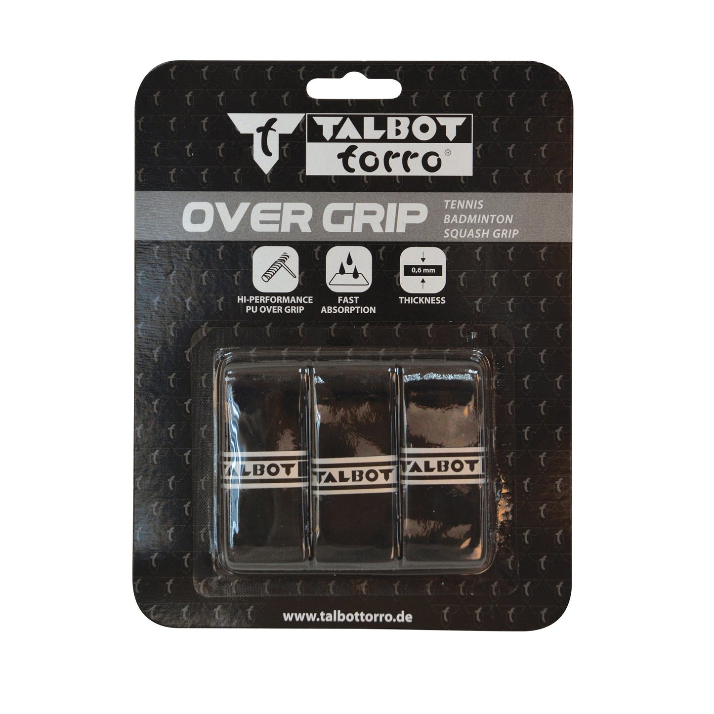 Talbot-Torro Grip Tape Overgrip, set of 3